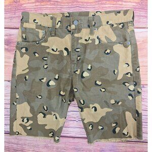 Levis Premium Mens Camouflage Lo-Ball Shorts W32